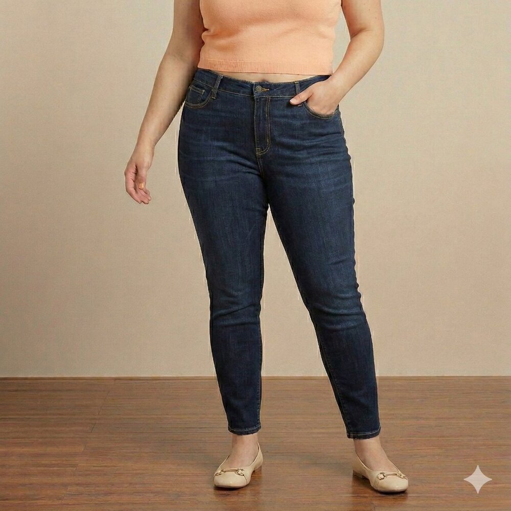 ❤️Old Navy Rockstar Super Skinny Women's Size 18 Dark Wash Stretch Jeans NWT❤️